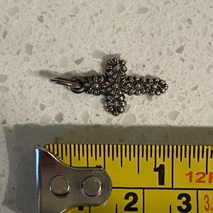 James Avery Flower Cross Charm
